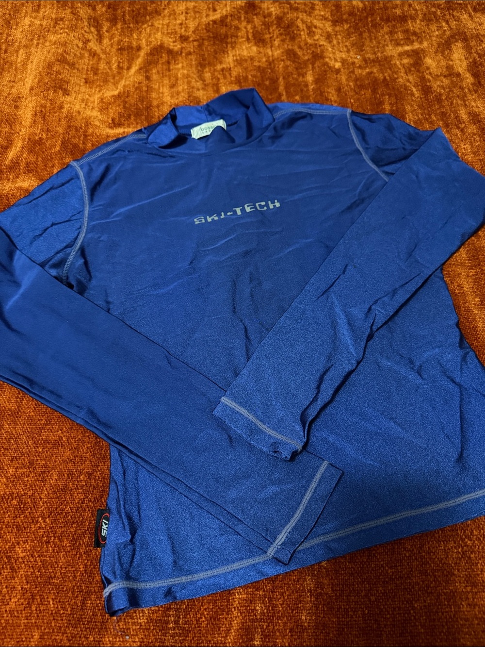 Y2K Bossini | SKI-TECH Navy Long Sleeve Performance Top | 7